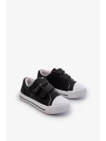 Detské tenisky na suchý zips Big Star Black