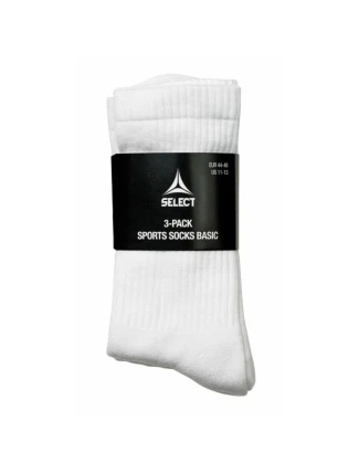 Futbalové tréningové ponožky SELECT white short 3-pack