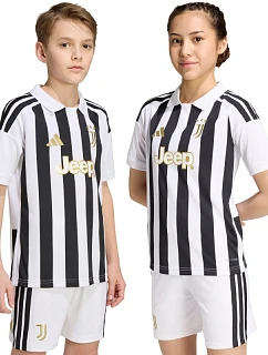 Adidas Juventus detské tričko 26/27 bielo-čierne KB8836