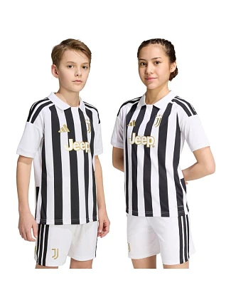Adidas Juventus detské tričko 26/27 bielo-čierne KB8836 Adidas Juventus detské tričko 26/27 bielo-čierne KB8836
