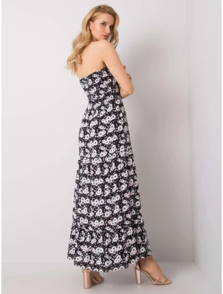 Šaty D73771M30251 čiernobiele