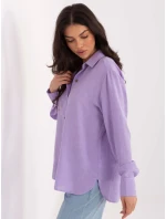 Košeľa LK KS 510109.70 svetlo fialová