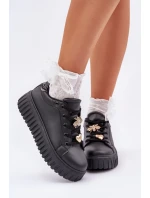 Športová obuv na platforme model 208064 Krok vo veľkom štýle