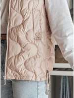 VESOLITA dámska prechodná prešívaná vesta ružová FashionStreet TY4879 VESOLITA dámska prechodná prešívaná vesta ružová FashionStreet TY4879