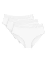 Pocit z Modal Midi 3P - WHITE - TRIUMPH Pocit z Modal Midi 3P - WHITE - TRIUMPH