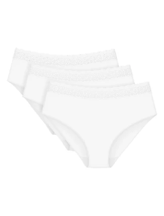 Dámske nohavičky Feel of Modal Midi 3P - WHITE - biela 0003 - TRIUMPH