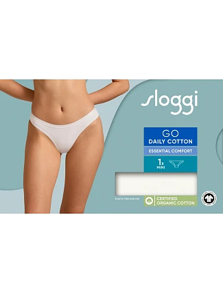 sloggi GO Daily Cotton Mini – Silk White – SLOGGI Silk White – SLOGGI sloggi GO Daily Cotton Mini – Silk White – SLOGGI Silk White – SLOGGI
