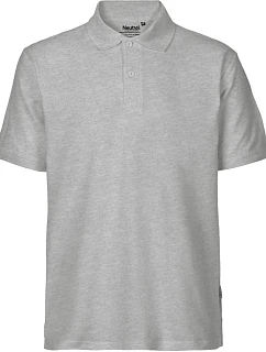 Neutral O 20080 Pánske polo tričko z bio bavlny 77.2080, športovo šedé
