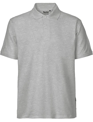 Neutral O 20080 Pánske polo tričko z bio bavlny 77.2080, športovo šedé