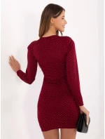 Šaty IT SK 20277.03P bordová