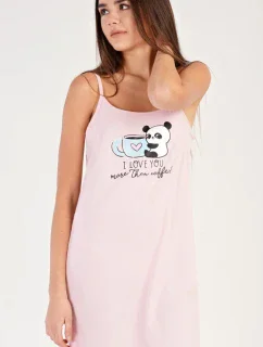 Dámska nočná košeľa na ramienka Coffee