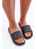 Piankowe Klapki Damskie Big Star OO274040 Czarne