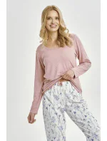 Taro 3456 Caroline long/r M-XL Z25/26 dámske pyžamo