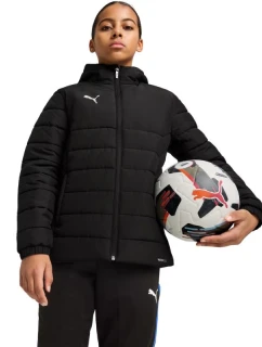 Puma Team Additions Detská bunda s kapucňou a polstrovaním Black 659738 03