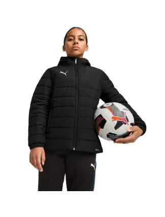 Puma Team Additions Detská zateplená bunda s kapucňou Black 659738 03