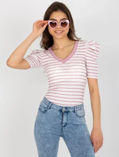 Blúzka FN BZ 4591.06P bielo-ružová