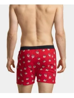 Pánské trenýrky ATLANTIC 2Pack - červená/tmavě modrá Pánské trenýrky ATLANTIC 2Pack - červená/tmavě modrá