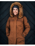 Dámsky kabát PERU-W Brown - Kilpi