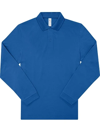 B&C My Polo 180 LSL Piqué – polokošeľa s dlhým rukávom 01.U425 kráľovská modrá B&C My Polo 180 LSL Piqué – polokošeľa s dlhým rukávom 01.U425 kráľovská modrá