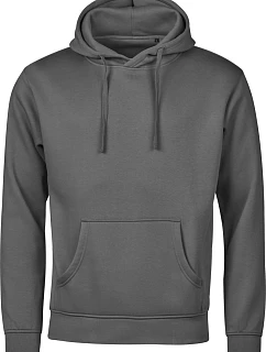 Tee Jays TJ 5152 Mikina s kapucňou z hrubej bavlny „Unlabeled“ 18.5152 prášková šedá