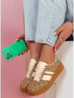 Dámske tenisky MOTIONA khaki FashionStreet ZY0902