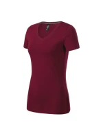 Malfini Action Tričko s výstrihom do V W MLI-70186 granátová