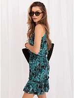 Šaty D73771M30250A čierno-zelené Šaty D73771M30250A čierno-zelené