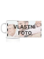 Personalizovaný klasický biely keramický hrnček s objemom 300 ml s fotografiou Personalizovaný klasický biely keramický hrnček s objemom 300 ml s fotografiou
