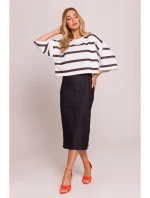 M844 Viacfarebný top s potlačou - model 1