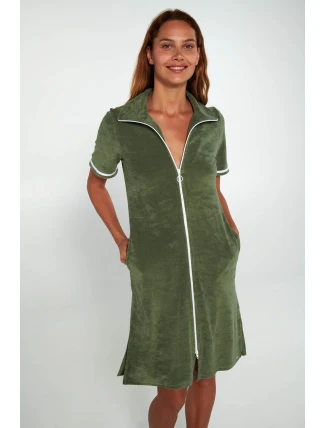 Vamp - Froté šaty s krátkymi rukávmi 20551 - Vamp