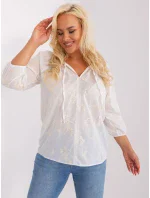 Blúzka LK BZ 509324.50P biela béžová