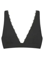 Dámska nevystužená podprsenka DIM ICONS FOULARD BRA - DIM - čierna Dámska nevystužená podprsenka DIM ICONS FOULARD BRA - DIM - čierna