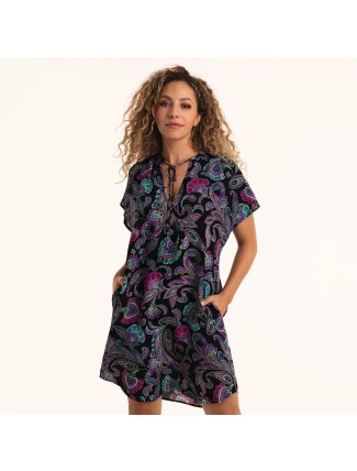 Štýl Sola šaty 8144 čierne - RosaFaia