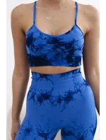 Fitness set top s nastaviteľnými ramienkami + push up legíny chrpová modrá Fitness set top s nastaviteľnými ramienkami + push up legíny chrpová modrá