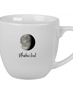 Personalizovaný keramický hrnček s objemom 400 ml s vyobrazením fázy mesiaca