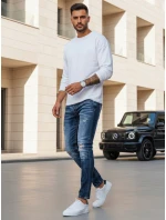 Pánske modré džínsové nohavice FashionStreet UX3948 Pánske modré džínsové nohavice FashionStreet UX3948