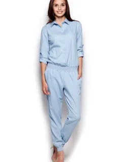 Dámsky overal M314 light blue - fígľov