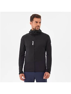 Bunda MILLET M Fusion Grid Hoodie, čierna