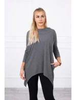 Mikina s potlačou kolesa graphite melange Mikina s potlačou kolesa graphite melange