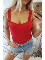 Body bez ramienok červené