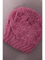 Dámska čiapka Dagmara K332 tmavo ružová