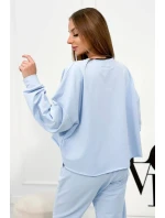 Set 2dielna mikina + nohavice modrý