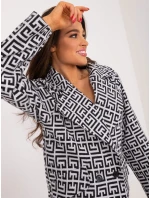 Bunda LK MA 509562.76 šedá čierna