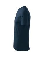 Klasické nové tričko pánske tmavomodré