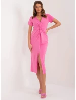 Dámske šaty DHJ SK 17302.93 ružové - FPrice