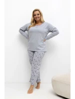 Pohodlné pyžamo pre plnoštíhly model 221195 Forever Pink