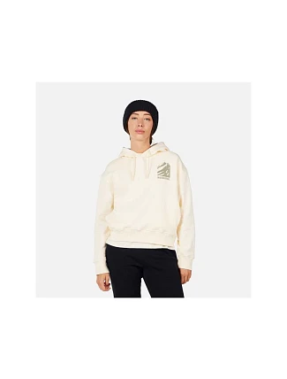 Dámska mikina ROSSIGNOL W WATERFALL H RELAX SWEATSHIRT, biela, dámska Dámska mikina ROSSIGNOL W WATERFALL H RELAX SWEATSHIRT, biela, dámska