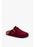 Dámské chodítka s přezkou Bordó Delirisse