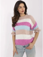 Jumper MI SW 1903.94 bielo-ružový Jumper MI SW 1903.94 bielo-ružový