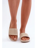 Dámske penové papuče Big Star OO274043 Beige